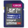 Integral High Speed SDHC/XC V30 UHS-I U3 128GB SD Memory Card