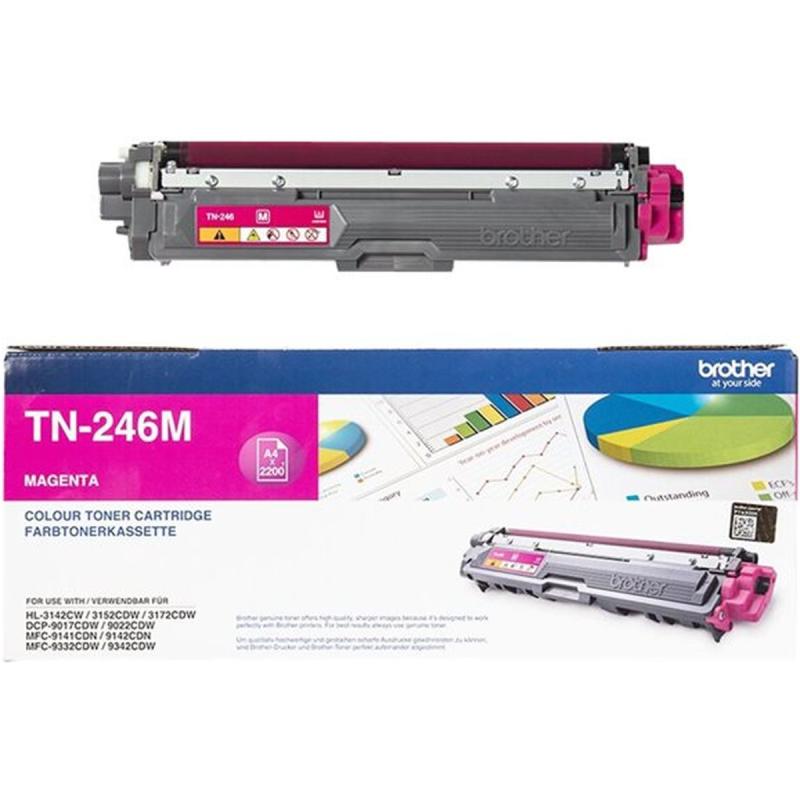 Brother TN246M Toner Magenta 2200PAGES