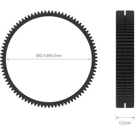 SmallRig 3291 Ø62.5-Ø64.5 Seamless Focus Gear Ring