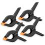 Caruba Background Clamp Black/Orange Large (4 Pieces)