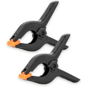 Caruba Background Clamp Black/Orange Large (2 Pieces)