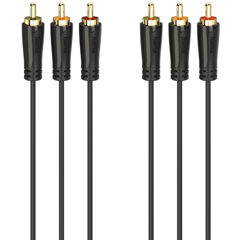 Hama Audio/Video Cable 3 Cinch-Plugs - 3 Cinch-Plug 1.5m