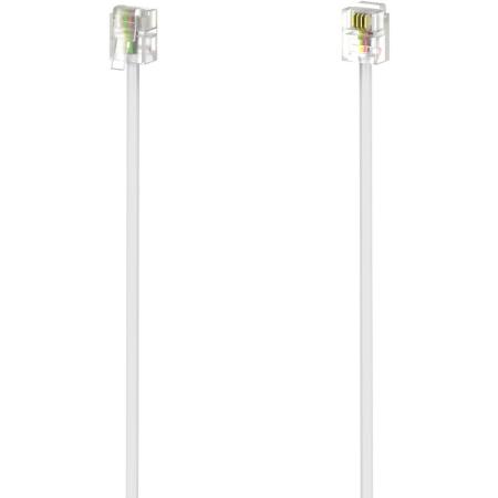Hama Modulaire Cable Plug 6P4C - Plug 6P4C 3m White
