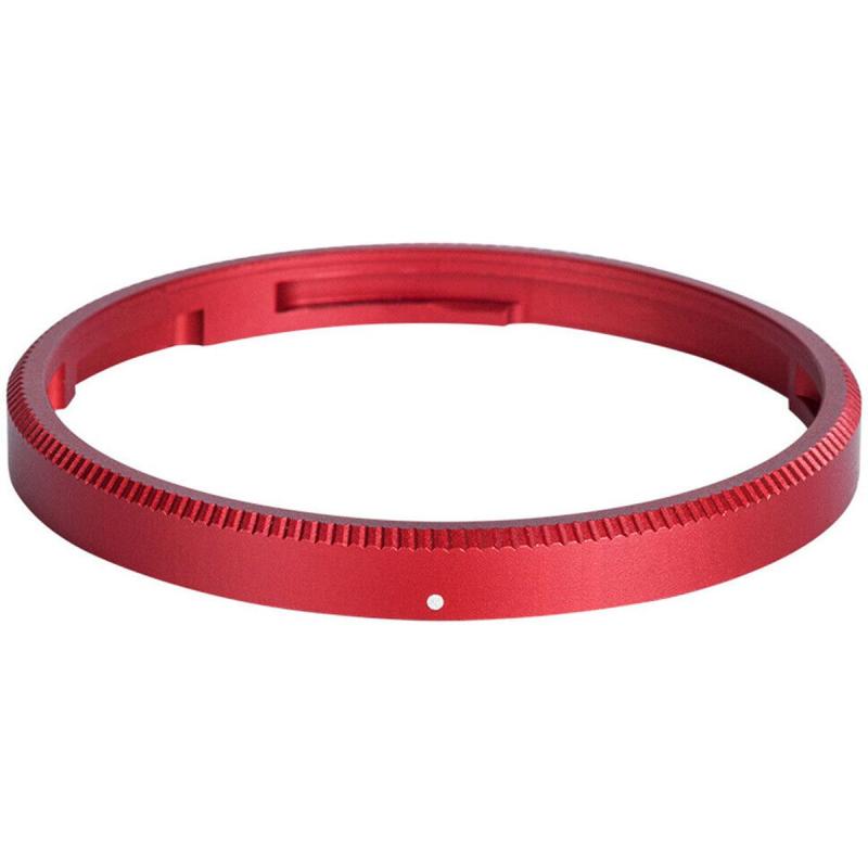 JJC RN-GR3X Red Lens Decoration Ring For Ricoh GRIIIx