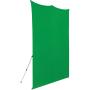 Westcott X-Drop Pro Wrinkle-Resistant Kit Chroma-Key Green Screen 8&amp;#039;X8&amp;#039;