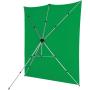 Westcott X-Drop Pro Wrinkle-Resistant Kit Chroma-Key Green Screen 8&amp;#039;X8&amp;#039;