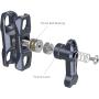 SmallRig 3874 Magic Arm w/ Dual Ball Heads 1/4&amp;quot; 20 Screw And ARRI Locating Screw