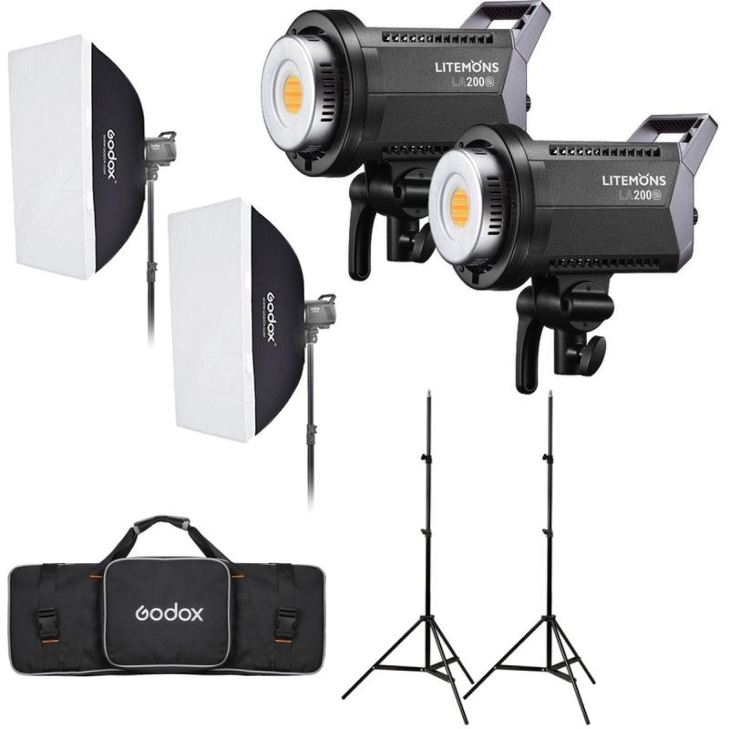 Godox Litemons LA200BI Bi-Colour Duo Kit