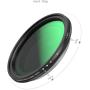 SmallRig 4215 Magease Magnetic VND Filter Kit ND2-ND32 (1-5 Stop) 52mm