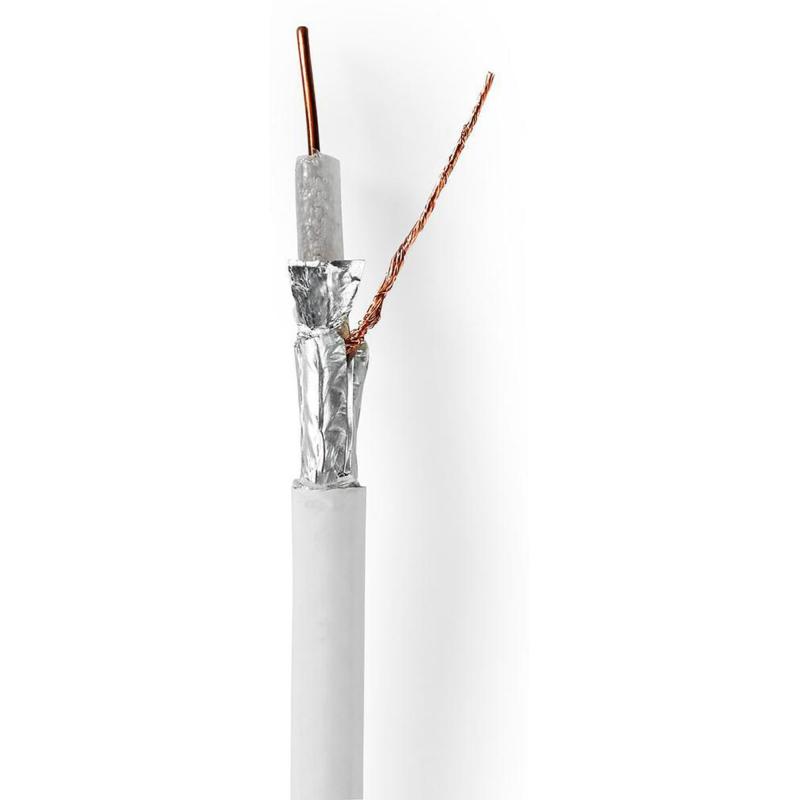 Nedis Coaxial Cable On Reel 4G / LTE Secure 75 Ohm Threefold Shielded Eca 10.0m