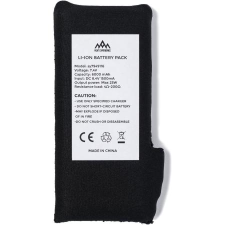 Heat Experience Battery 6000mAh For Garments