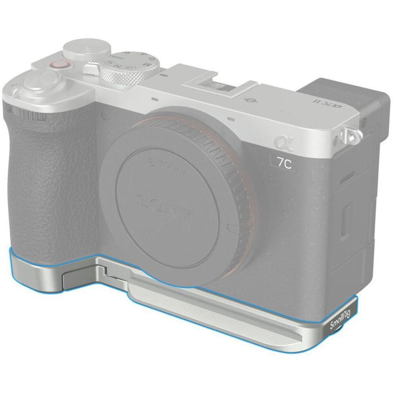SmallRig 4439 Bottom Mount Plate For Sony Alpha 7C II / Alpha 7CR(Silver)