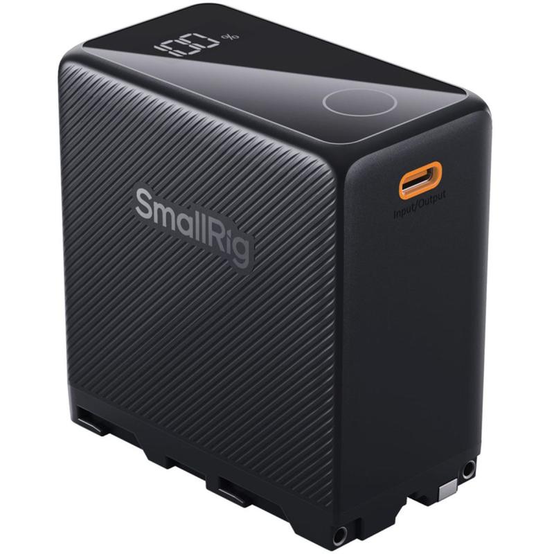 SmallRig 4469 NP-F970 USB-C Rechargeable Camera Battery (Black)