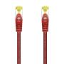 Cable de Red RJ45 SFTP Aisens A146-0468 Cat.7/ 25cm/ Rojo