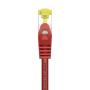 Cable de Red RJ45 SFTP Aisens A146-0468 Cat.7/ 25cm/ Rojo