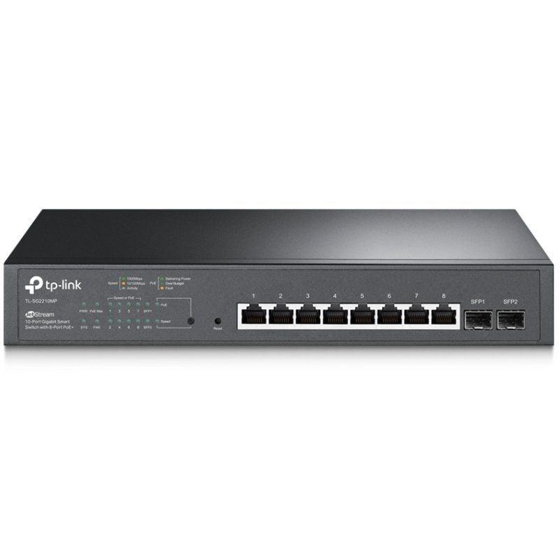 TP-LINK Switch TP-Link Omada Smart Gigabit JetStream TL-SG2210MP 10 Puertos/ RJ-45 10/100/1000 PoE/ SFP
