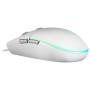 Ratón Gaming Mars Gaming MMGW/ Hasta 3200 DPI/ Blanco