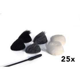 Rycote Mix Colours Undercover Packs - 25 X 30 Uses