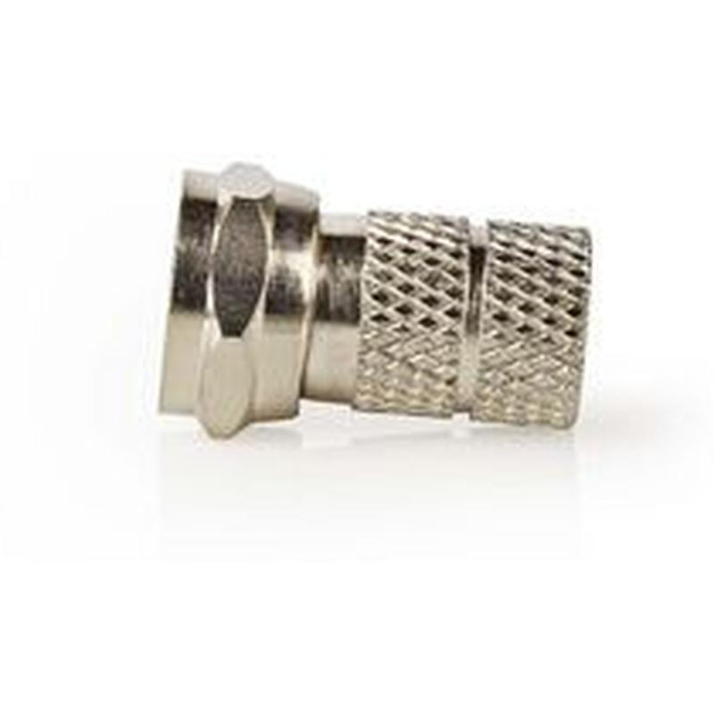 Nedis F-Connector M-FOR 7.0mm Cables 5 Pieces Metal