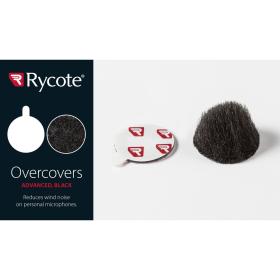 Rycote Overcovers Adv Fur Discs Only Black (Bag Of 100)