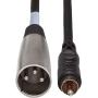 Hosa XRM-110 Unbalanced Interconnect RCA To XLR3M 10 FT