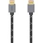 Hama DisplayPort-Cable DP 1.4 UltraHD 8K Alu 2.00m