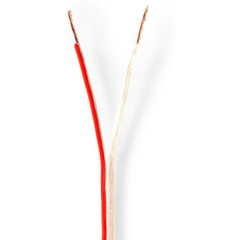 Nedis Speaker-Cable | 2X 0.75 mm² | Copper | 100.0m | Round