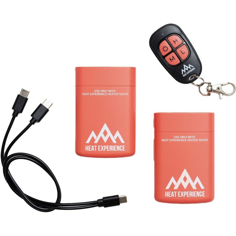 Heat Experience Heatx Socks Battery (Pair) W/Remote V2 Black