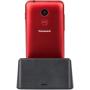 Teléfono Móvil Panasonic KX-TU155EXRN para Personas Mayores/ Rojo