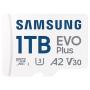 Tarjeta de Memoria Samsung EVO Plus 2024 1TB microSD XC con Adaptador/ Clase 10/ 160MBs