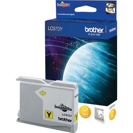 Brother LC-970Y Yellow Ink Cartridge Standard Capacity
