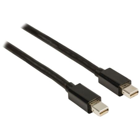 Valueline Mini-DisplayPort-kabel male 2,00 m Black