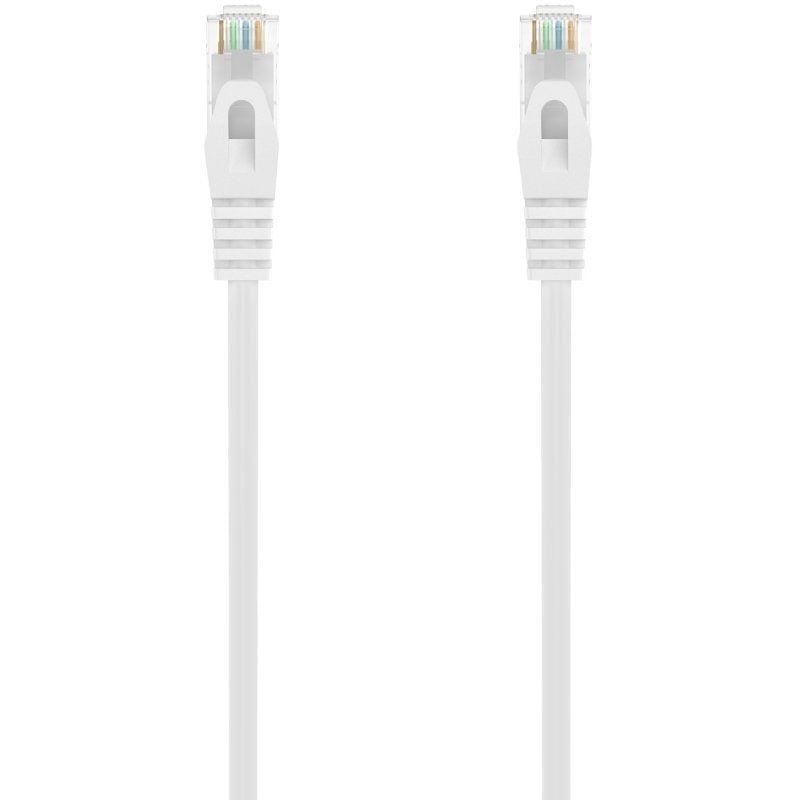 Cable de Red RJ45 AWG24 UTP Aisens A145-0594 Cat.6A/ LSZH/ 1m/ Blanco