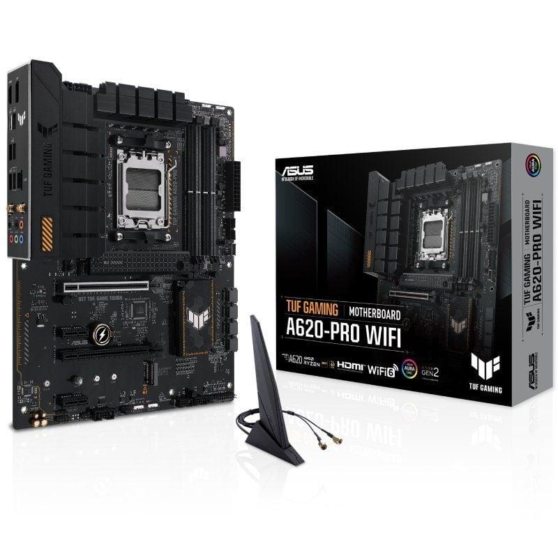 ASUS Placa Base Asus TUF GAMING A620-PRO WIFI Socket AM5/ DDR5/ PCIe 4.0