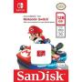 Tarjeta de Memoria SanDisk Nintendo Switch 128GB microSD XC UHS-I/ Clase 10/ 100MBs