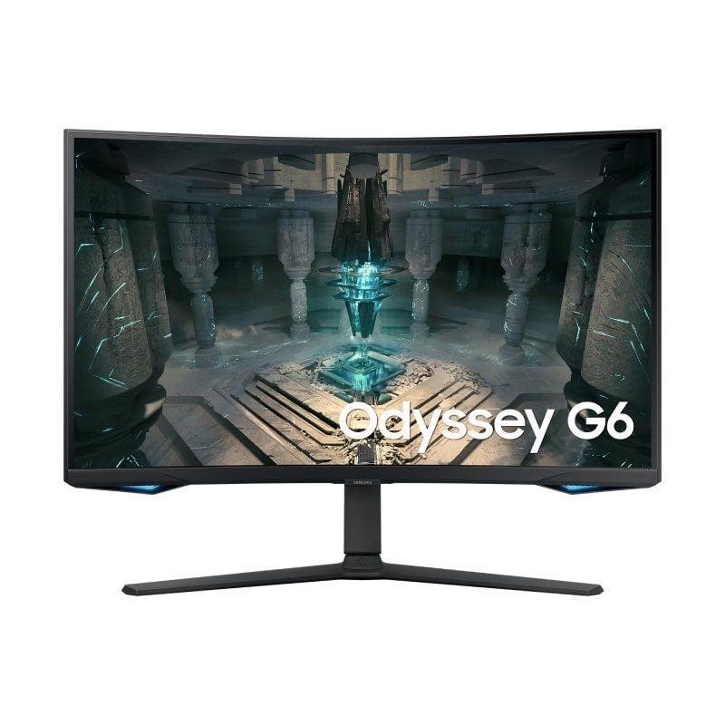 Samsung Smart Monitor Gaming Curvo Samsung Odyssey G6 S32BG650EU/ 32'/ QHD/ 1ms/ 240Hz/ VA/ Multimedia/ Regulable en altura/ Smart TV/ N