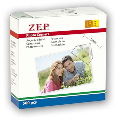 Zep Fotohoekjes Self Adhesive CR500 500 Pieces 15x15 mm