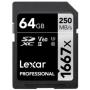 Lexar SDXC Professional UHS-II 1667X 64GB