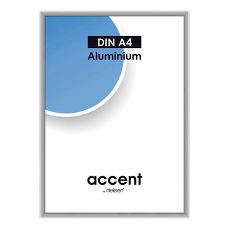 Nielsen Photo Frame 52124 Accent Mat Silver 21x29.7cm