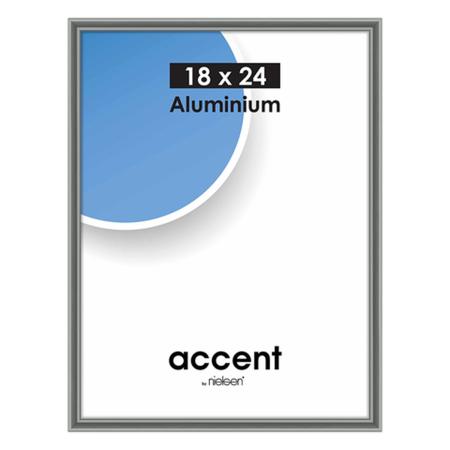 Nielsen Photo Frame 53425 Accent Staalgrijs 18x24cm