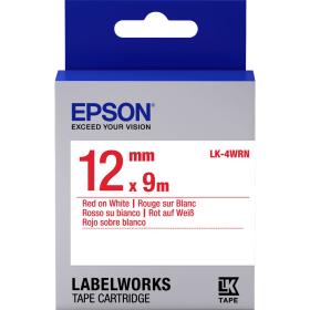 Epson LK-4WRN Standard Rouge/Blanc 12/9