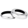 JJC LH-JX100VII Lens Hood Silver LH-X100 / AR-X100 Adap.ring