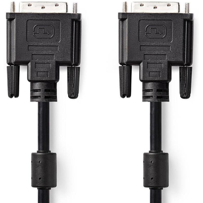 Nedis DVI-Cable | DVI-D 24 + 1-PINS Male | DVI-D 24 + 1-PINS