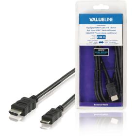 Valueline High Speed HDMI™- HDMI™ mini 2,00 m Black