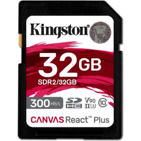 Kingston 32GB Canvas React Plus SDHC
