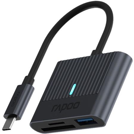 Rapoo USB-C Cardreader Grey