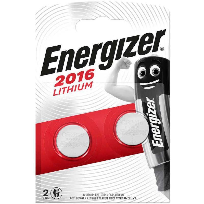 Energizer Lithium Knoopcel Battery CR2016 3 V 2-BLISTER