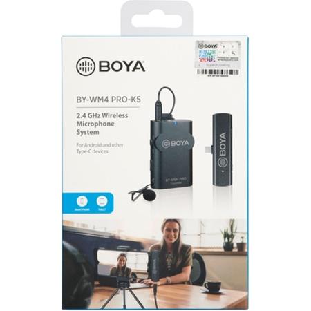 Boya BY-WM4 PRO-K5 Wireless Set For USB-C