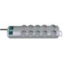Brennenstuhl Power Strip Primera-Line 10-FOLD 2.00 M Silver - Geaard Type F