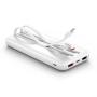 Powerbank 10000mAh Vention FHOW0/ 22.5W/ Blanca/ Incluye Cable USB TIpo-C y Lightning